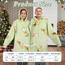Couples Hoodies Pajamas Oversized Two Person Hoodie Couple Matching Onesies Flannel Blanket Clothes for Anniversary