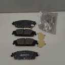 ACDelco Gold 17D1707MHPV (19364077) Enhanced Performance Semi-Metallic Rear Disc Brake Pad Set (Police)