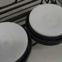 TAILI Shower Caddy Suction Cup with Hooks and Soap holder, Heavy Duty Bathroom Shower Organizer, No Drilling Bathroom Holder with Large Capacity, Metal Black Storage Basket