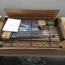 Amazon Basics 3-Shelf Adjustable Heavy Duty Steel Wire Rack Storage Shelving Organizer with Storage Space, Versatility and Ease of Use for Kitchen, Garage, 23.2" L x 13.4" W x 30" H, Black