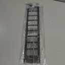 Vent Systems 16 x 3 Inch (Outer Dimensions) Air Supply Ventilation Grille - Brown Aluminum Rectangle Intake/Exhaust Door Vent Deflector - HVAC for Home Improvement Floor, Wall Duct Cover