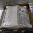 Gold Bar Carts for The Home Bar Serving Cart, Rolling Bar Cart Gold with Lockable Caster Wheels, Glass Bar Carts with 2 Mirrored Shelves, Storage Round Wine Carts for Kitchen, Party