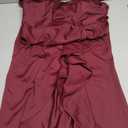BeryLove Formal Wedding Guest Evening Midi Ruffle Dresses Prom Cocktail Party Mother of The Bride Dress (M)