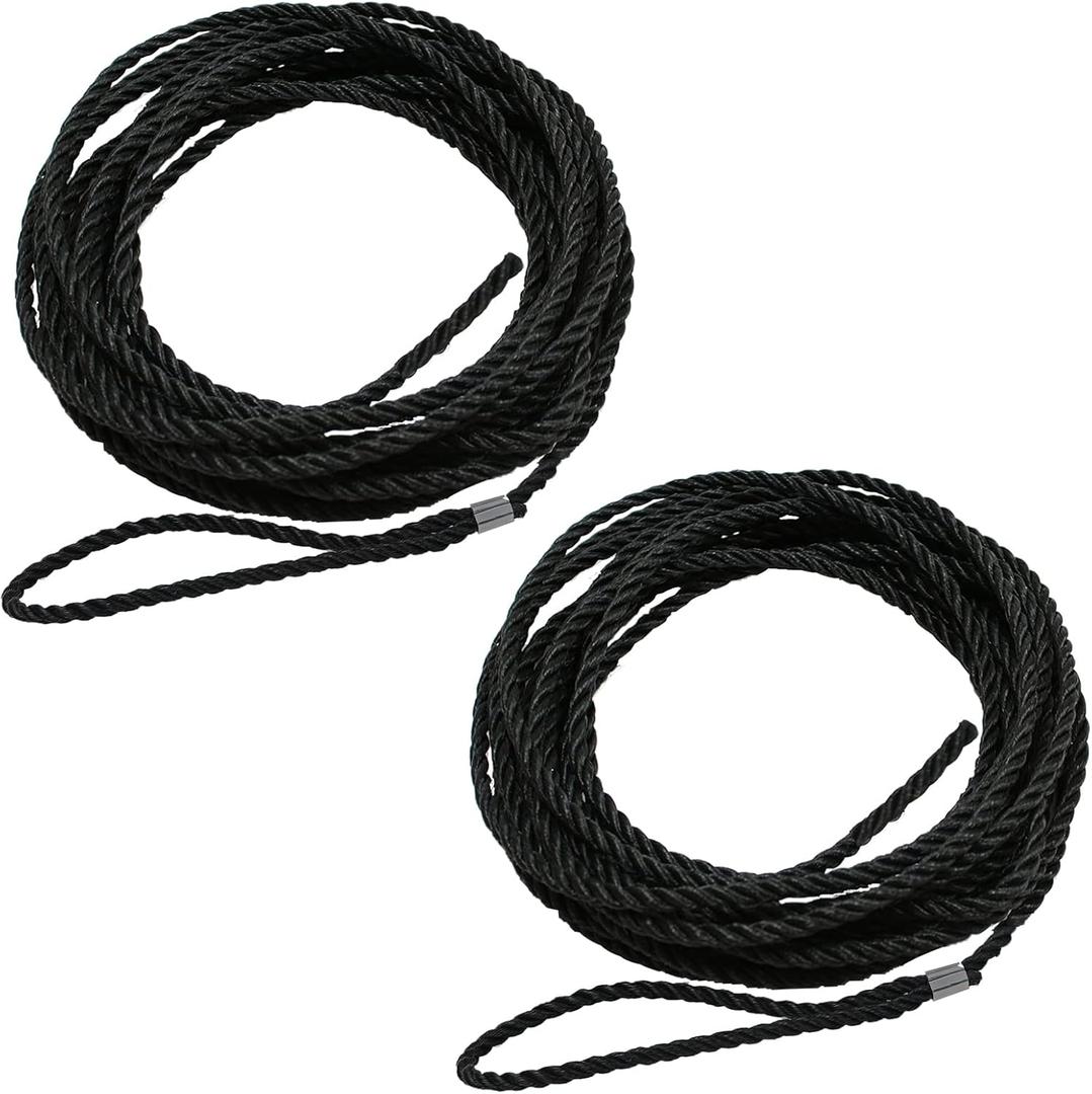 AC30-2 Extension Ladder Rope Replacement Compatible with Wernerr Extension Ladders, Rope Ladder Replacement for Wernerr AC30-2 All Extension Ladders Up to 40 Foot with Single Pulley - 2 Pack