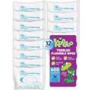 Flushable Wipes for Baby and Kids by Kandoo, Sensitive and Unscented Formula, Hypoallergenic Potty Training Wet Cleansing Cloths, 50 Count, Pack of 12
