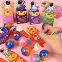 28 Pack Kids Valentines Day Gifts for School Galaxy Slime with Valentines Day Cards Space Gift Boxes, Valentine for Kids Classroom Valentines for Class Exchange Gifts Prizes Favors Favors for Boy Girl