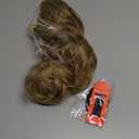 Ponytail Extension, 24" Claw Clip Ponytail Extension Long Curly Wavy Pony Tails Hair Extensions Synthetic Clip in Ponytail Hairpiece for Women Daily - Ash Blonde