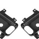 Front Bumper Tow Hook Trim Cover Panels Compatible with Fo-rd F-250 F-350 F-450 F-550 Super Duty 2017-2019 Replacement HC3Z8311H,HC3Z8310G Pair Left and Right