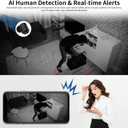 VSTARCAM Tiny Camera for Home Security 1Pcs, 2.4GHz WiFi Portable Battery Operated with IR Night Vision, Human Detection, 136 Wide Angle, Baby Monitor Small Motion Activated Camera
