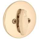 Kwikset 660 Deadbolt Deadbolt Lock, Polished Brass Round Exterior Keyed Front Entry Door, Pick Resistant SmartKey Rekey Security, Single Cylinder Dead Bolt