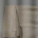 NLMUVW Square Linen Tablecloth 54x54 Inch, Rustic Textured Table Cloth Water Resistant Farmhouse Table Cover for Kitchen Dining Party Coffee (Beige)