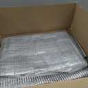 65% Aluminum Foil Shade Cloth with Grommets,8ft x 8ft, Mesh Sun Block Fabric Cover, Canopy, Privacy Screen for Outdoor Patio, Garden, Backyard, Silver