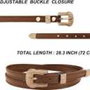 Cowboy Hat Bands for Men Women Western/Fedora/Panama/Straw Hat Belts Leather Cowgirl Hatbands