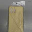 Case for iPhone 12, Thin Slim Stylish Ripple Pattern Design, iPhone 12 Pro Protective Cover 6.1 inch, Yellow