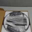 AOJEZOR Side Table: End Table for Any Room - Small Side Tables for Small Spaces All Matte Black with 3 Legged (13''Dia x 19.8''H)