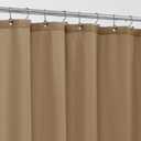 ALYVIA SPRING Coffee Brown Fabric Shower Curtain Liner Waterproof - Soft & Light-Weight Cloth Shower Liner with 3 Magnets, Hotel Quality & Machine Washable - Standard Size 72x72, Coffee