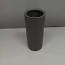 Matt Gray Ceramic Toilet Brush and Holder Set, Freestanding Toilet Bowl Cleaners Brush, Scrubber Brush for Toilet, Bathroom Accessories with Stainless Handle, Deep Cleaning