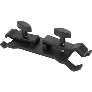 Denash Umbrella Chair Clamp, ABS Black Camera Tripod Umbrella Holder Clip, Outdoor Umbrella Bracket Stand Clamp Accessory for Photography
