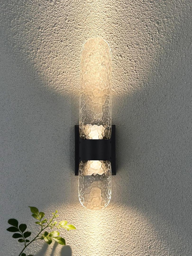 MVBT Modern Outdoor Wall Light Fixtures, 20.5" Large Outdoor Sconces Wall Lighting, Hardwired Exterior Lighting Fixtures Waterproof, 3000K LED Modern Porch Lights for Outside House Porch Garage Patio