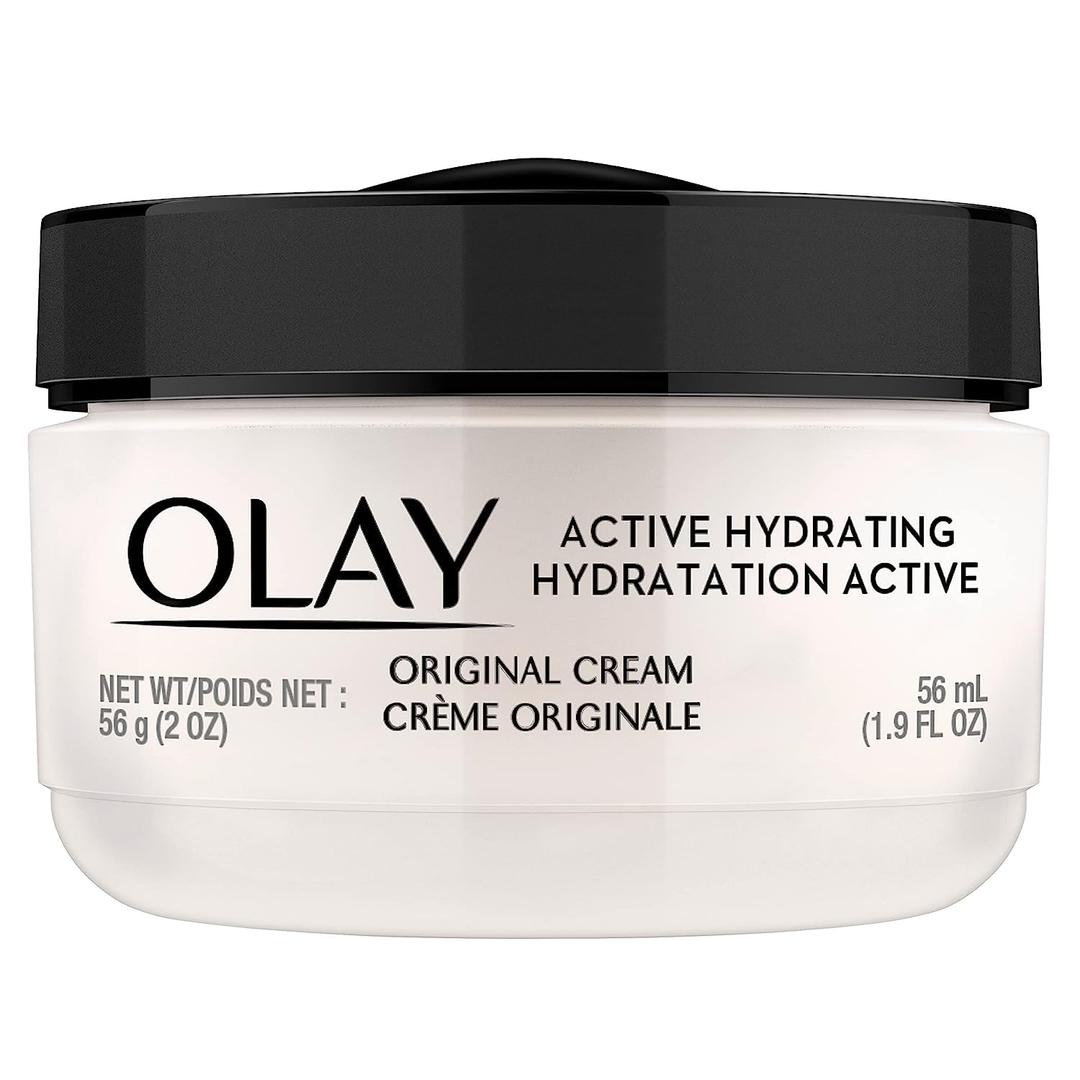 Olay Active Hydrating Cream Face Moisturizer, 1.9 fl oz (2 Ounce (Pack of 1)