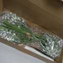 Alecono Babys Breath Artificial Flowers 𝟯𝟯𝗣𝗰𝘀, White Artificial Babys Breath Bulk for DIY Floral Bouquets for Wedding, Fake Babys Breath Real Touch Flowers for Home Decorations