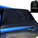 Car Rear Side Window Sunshade-2 Pack,Screen car Camping Trip,Breathable Soft Nylon Sock stly,Double Layer Privacy Protection,Durable Elastic mesh car Covers Universal fit Most(99%)(Max43.5 * 32.5")