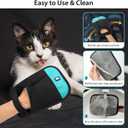 2 x Dotoner Pet Hair Removal Glove Pet Hair Remover for Dogs & Cats Comfortable Fit Durable Pet Grooming Glove Easy to Use Pet Hair Mitt for Furniture Car and Home