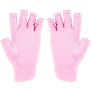 SUNUV LED Gloves for Gel Nails, UPF 50+ Anti UV Gloves for Gel Nail Lamp, Professional UV Gloves for Nail Techs