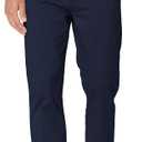 Tommy Hilfiger Men's Stretch Chino Pants in Custom Fit, Navy Blazer, 33W x 30L