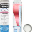 Gasoline Ethanol Tester Kit, Reusable Fuel Test Bottle for Testing E85 or Ethanol Levels, Wide Mouth Design - 2 Pack