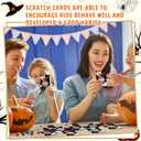 2 x FLYAB Halloween Scratch Off Cards 28PCS Spooky Ghost Party Game Scratch Off Cards Halloween Party Game Scratch Off Cards Halloween Games Activity for Groups Kids Adults Halloween Holiday Game Supplies