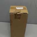 Vurkcy 4 inch Inlet Exhaust Tip, 5" Outlet 12" Overall Length Stainless Steel Exhaust Tail Pipe, Bolt-On, Rolled Edge, Slant Sleek Angle Cut, Polished Tailpipe, Silvery