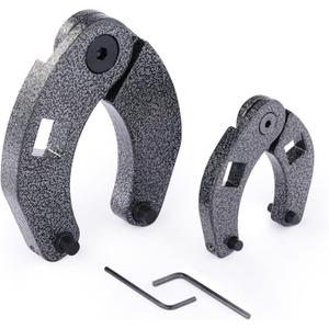 Orion Motor Tech Gland Nut Spanner Wrench Kit for 1" to 6" Gland Nuts, 1266 & 7463 Hydraulic Cylinder Wrench Set, 4pc Large & Small Wrench Set with 1/2" & 3/4" Drive for Hydraulic Cylinders Repairs