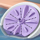 Mini Foldable Washer, Portable Washing Machine 6.5L Capacity for Small Clothes, Compact Design Suitable for Apartment