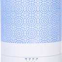 BlueHills 2500 ML XL Essential Oil Diffuser Aroma Humidifier with Timer for Large Home Decor Baby Rooms Big Huge 2.5 L Capacity Long Run Color Changing Lights Decorative Design High Mist White- F002 (2500ml-f002)