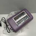 bella 2 Slice Toaster, 6 Setting Shade Control w Reheat, Cancel, Bagel & Defrost Buttons, Removable Crumb Tray, Anti Jam & Auto Shutoff, Auto Centering Guides & Cord Wrap, 900 Watt, Plum