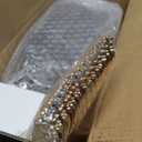 Nervure 175PCS Clear Purple Plastic Plates - Purple Party Plates Set for 25 Guests Include 25Dinner Plate, 25Dessert Plate, 25Cups, 75 Cutlery, 25Napkins Perfect for Wedding & Party & New Year