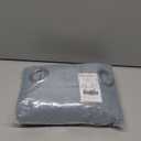 NICETOWN Linen Stone Blue Window Curtains 84 inches Long, Grommet Thick Linen Blend Window Treatments Privacy Assured with Light Filtering for Bedroom/Living Room, W42 x L84