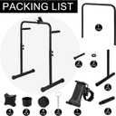 Leinuosen 24.4 Inch Walking Pad Handle Bar Attachment Only with Phone Holder Stainless Steel Adjustable Treadmill Handrail Handlebar Increase Height from 38.58 to 47.24 Inch, Walking Pad Accessories