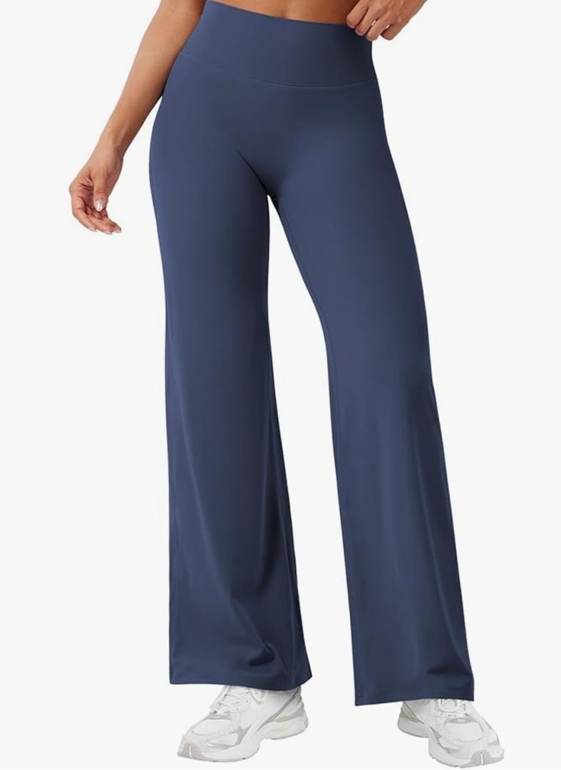 YEOREO Workout Leggings Womens No Front Seam Straight Leggings 29"/ 31.5"/ 33"/ 35" High Waist Buttery Eddiy Gym Yoga Pants, M