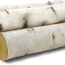 Wilson Birch Fireplace Large Log Set (5 Logs: 3''-5'' Dia. x 15.5-17.5" Long)