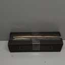 Dual Voltage(100~250V) Mini Hair Dryer Brush with European Plug Adapter for International Travel, Europe Travel Essentials for Women (Black)