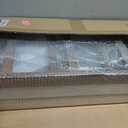 27.6" Entryway Shoe Rack Bench with Cushion, 3-Tier Storage Bench