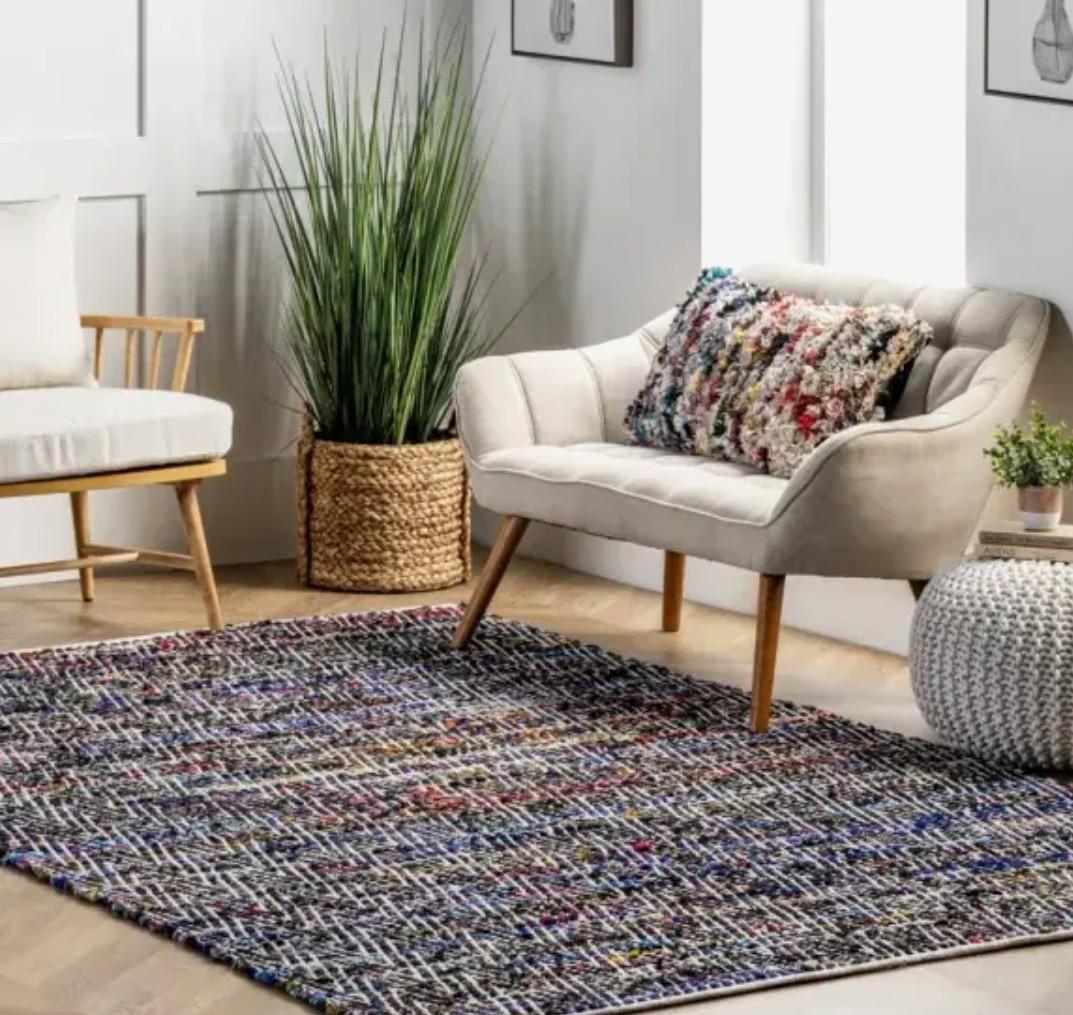 Maxine Chromatic Chevron Rug 2'×3'