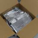 125pcs Silver Plastic Plates for 25 Guests, Include 25 Dinner Dessert Plates |Forks |Knives |Spoons for Weddings Parties Christmas (Silver, 125PCS25 Guests)