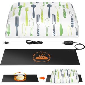 Sourdough Heating Mat Dough Proofing Box Fahrenheit, 59F - 140F Adjustable Dough Rising Heating Mat, Heated Bread Mat for Sourdough,Bread Warmer Mat with Sourdough Starter Warmer