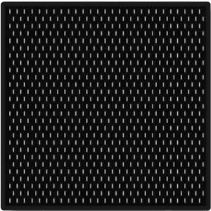 Pegboard Panels, Pegboard Wall Organizer Panels, Home Office Craft Room Kitchen Garage Living Room Workshop Peg Boards, Waterproof Tool Holders, Retail Display Wall Shelves ( Color : Black , Size : 23