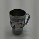 Manna™ Cozy™ Stainless Steel Coffee Mug - Blue Splatter, 18 oz 