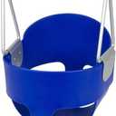 Swing Set Stuff Highback Full Bucket (Blue) -Seat Only- with SSS Logo Sticker
