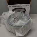 6.5L Dog Water Bowl No Spill 1.6 Gallon Stainless Steel Water Bowl for Dogs 220oz Large Capacity No Splash Slow Drinking Feeder with Anti-Slip Mat for Messy Drinkers